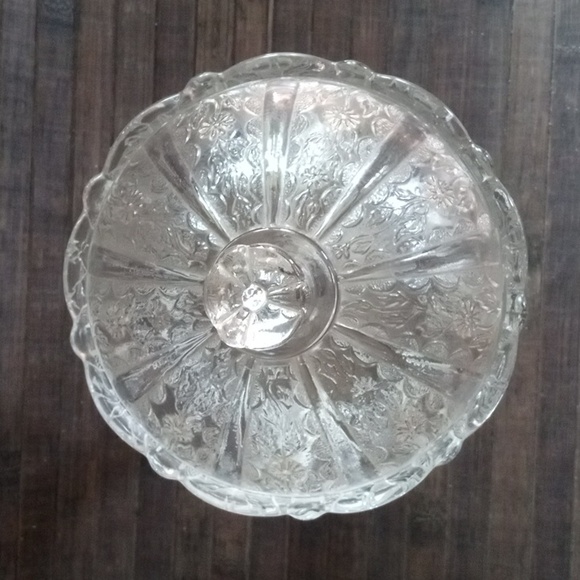 Vintage EAPG Bryce Brothers/US Glass Brazil Daisy & Panel Covered Compote EC - Picture 4 of 10